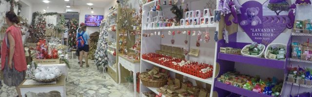 Sklep świąteczny w Dubrowniku
