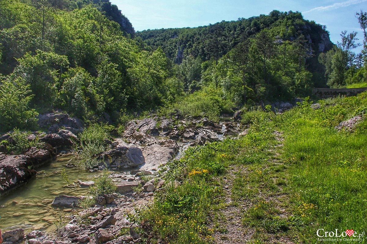 Rzeka Mirna - Szlak siedmiu wodospadów