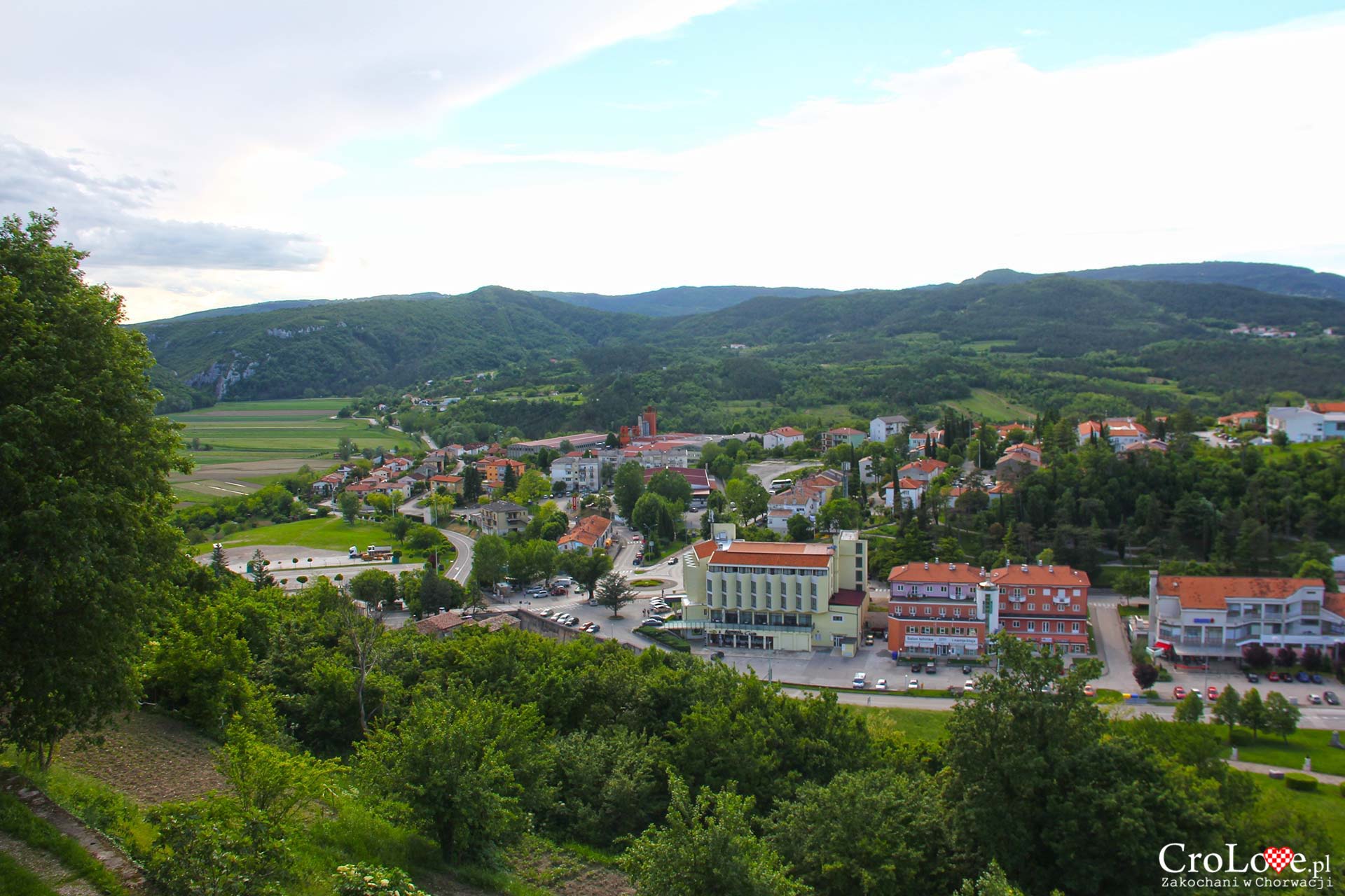 Panorama okolicy Buzet