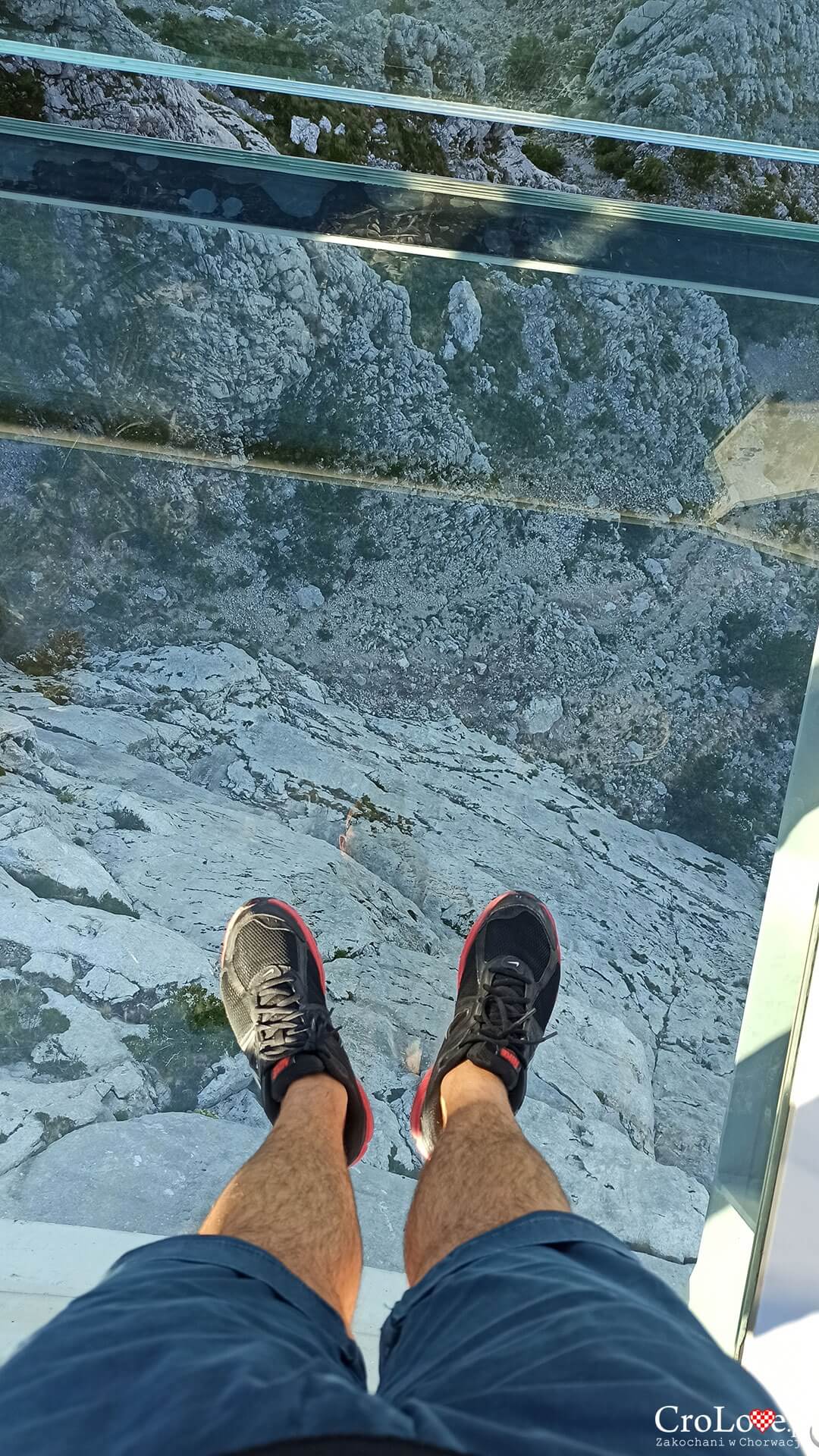 Skywalk Biokovo - szklany taras widokowy, Riwiera Makarska w Chorwacji