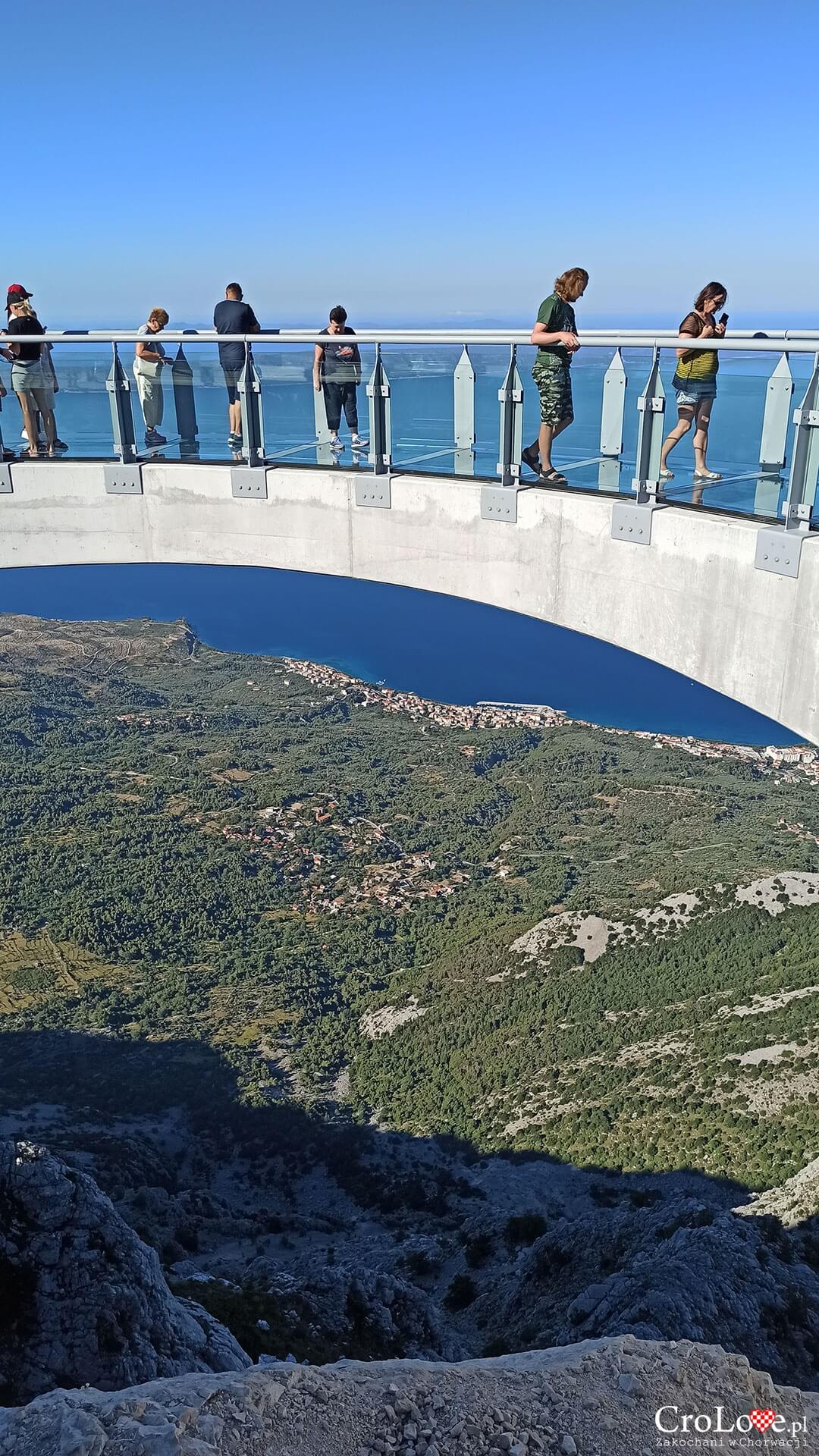 Skywalk Biokovo - szklany taras widokowy, Riwiera Makarska w Chorwacji
