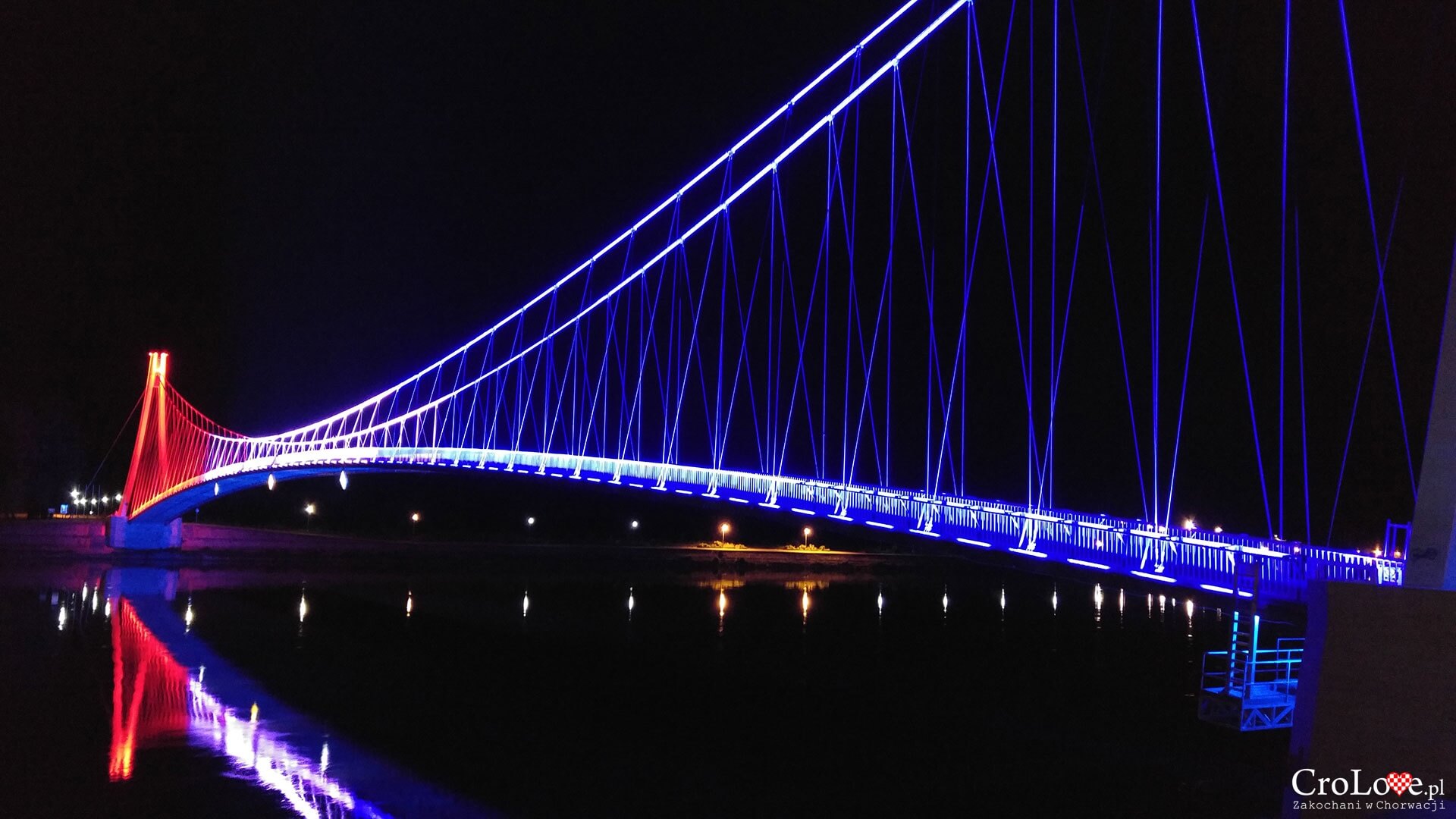 Most kładka młodości w Osijeku