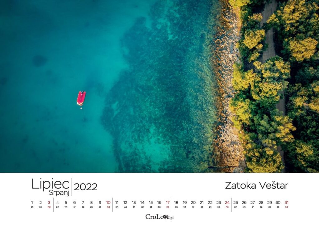 Kalendarz Chorwacja CroLove 2022
