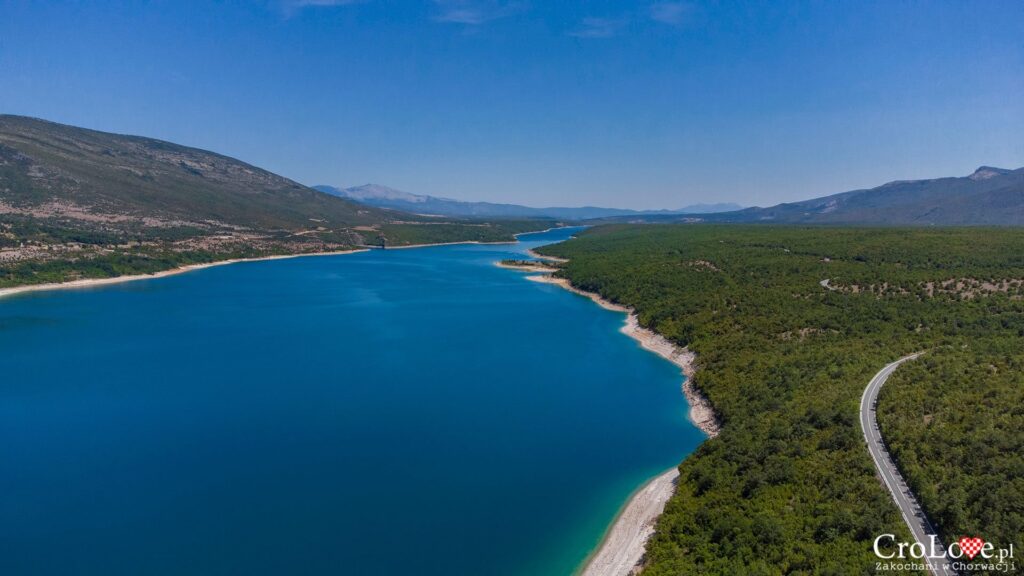 Jezioro Peruća - rzeka Cetina w Chorwacji