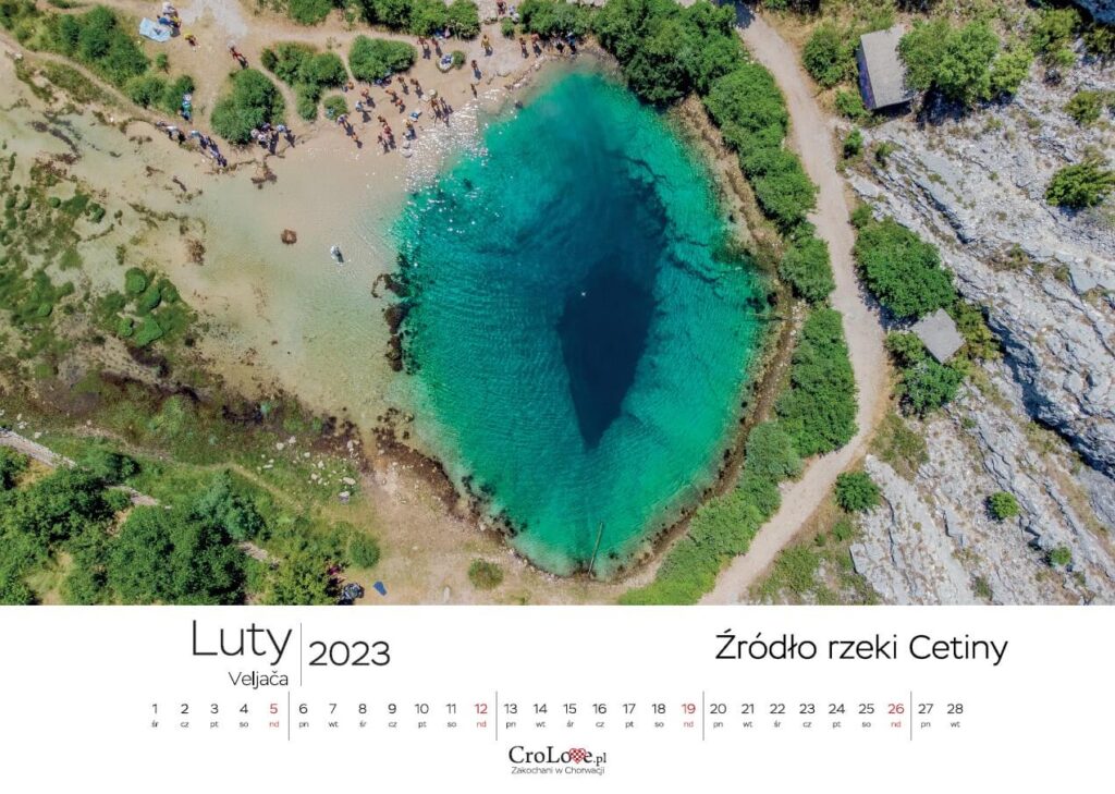 Kalendarz Chorwacja 2023 CroLove