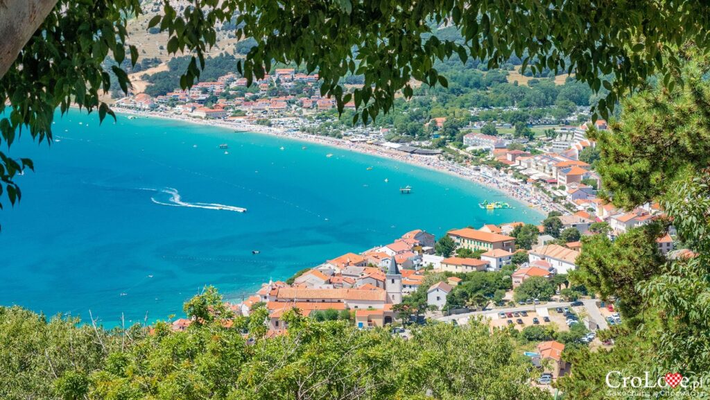 Baška na wyspie Krk w Chorwacji