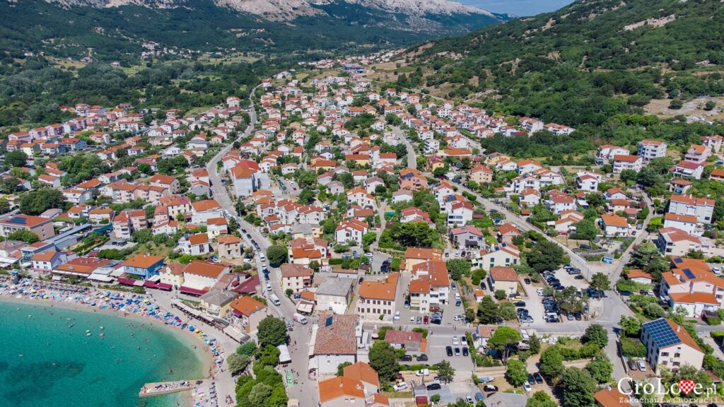 Baška na wyspie Krk w Chorwacji