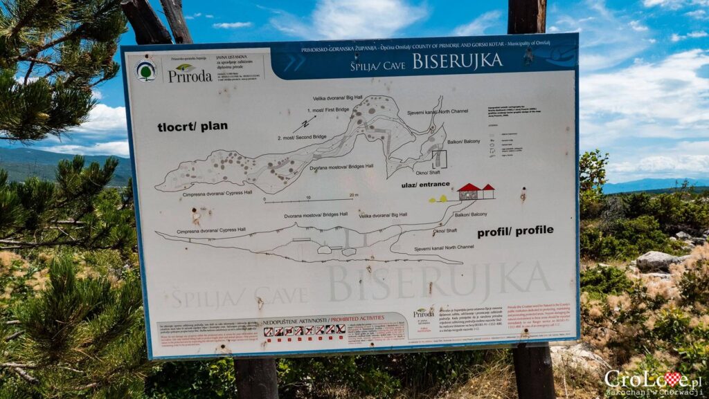 Jaskinia Biserujka na Wyspie Krk w Chorwacji