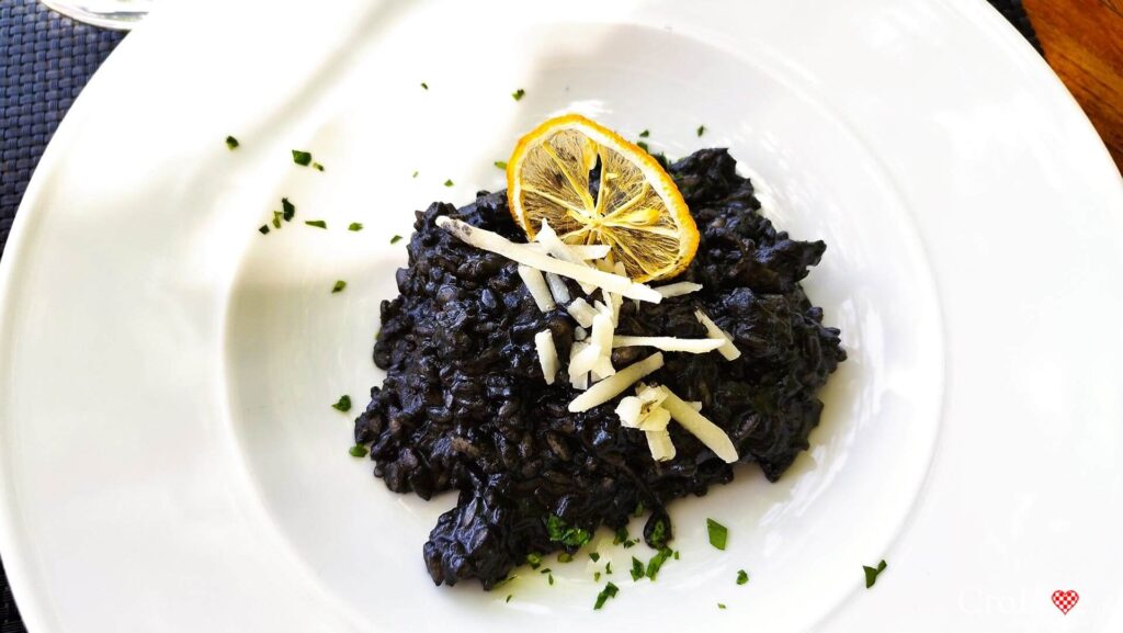 Crni rižot - czarne risotto prosto z Chorwacji
