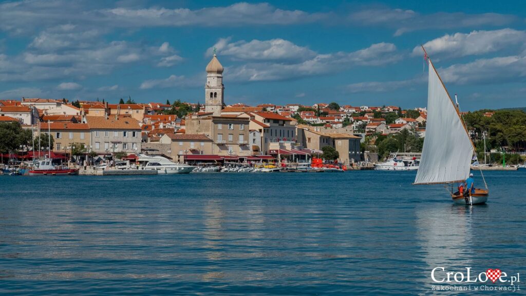 Miasto Krk na wyspie Krk w Chorwacji
