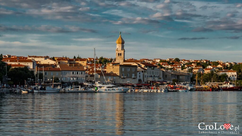 Miasto Krk na wyspie Krk w Chorwacji