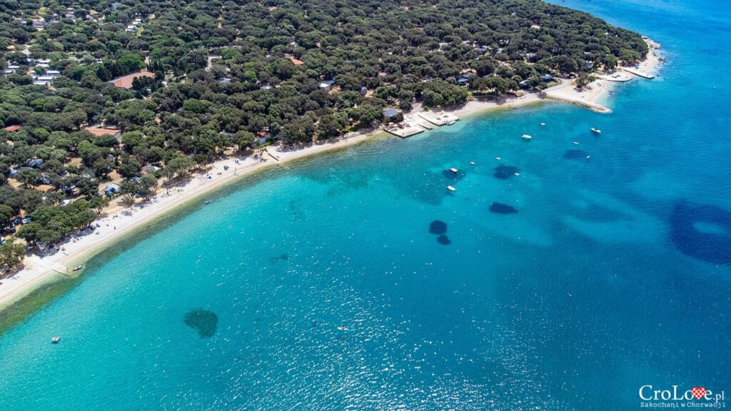 Dron - Kemping Straško na wyspie Pag w Chorwacji