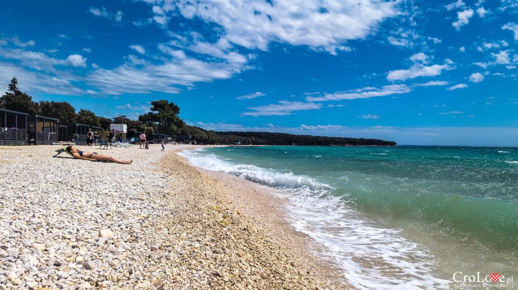 Plaża - Kemping Straško na wyspie Pag w Chorwacji