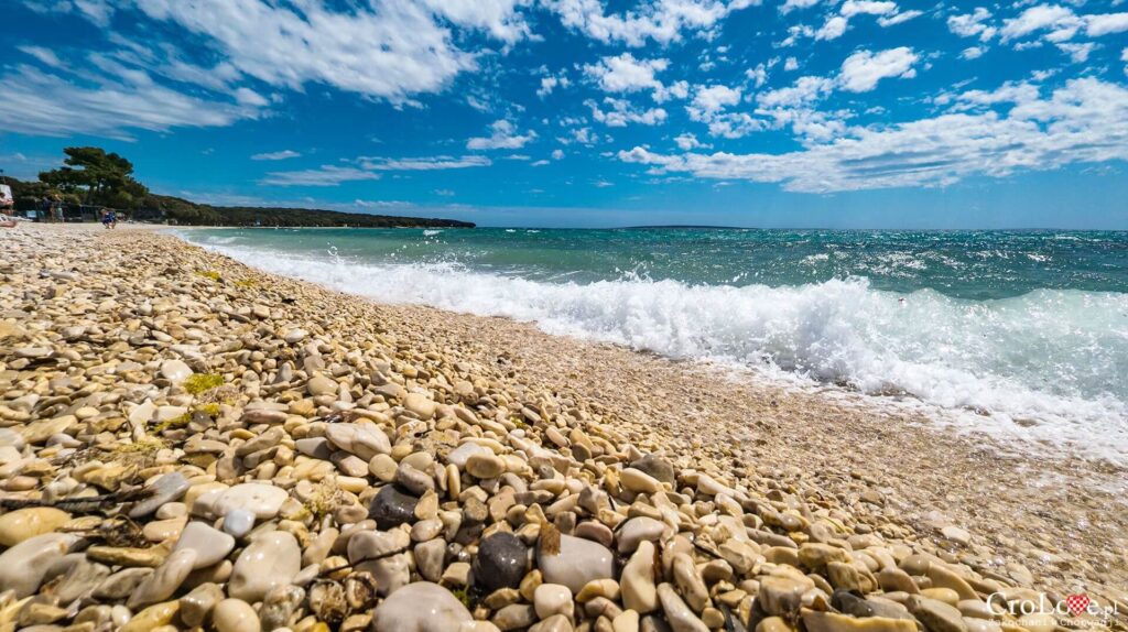 Plaża - Kemping Straško na wyspie Pag w Chorwacji