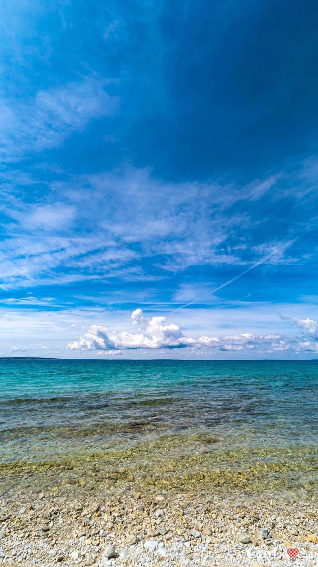 Plaża - Kemping Straško na wyspie Pag w Chorwacji