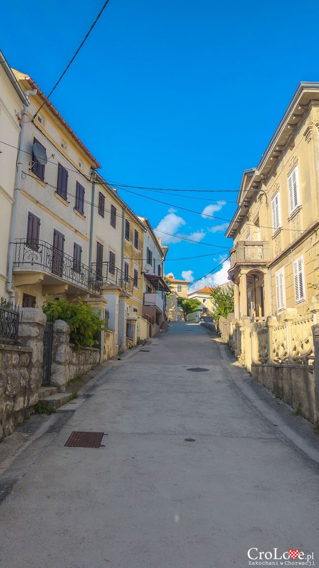 Omišalj na wyspie Krk w Chorwacji