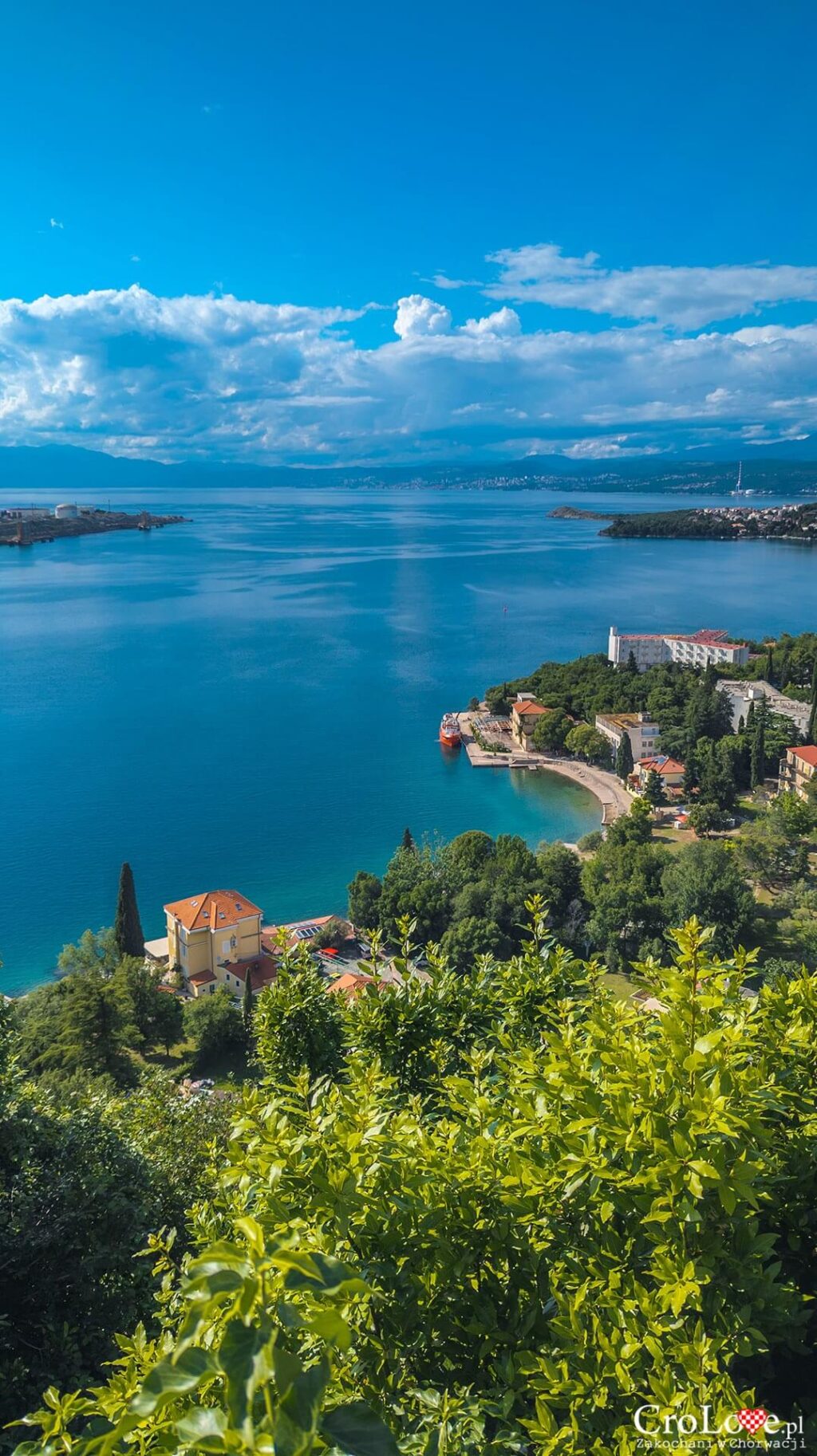 Omišalj na wyspie Krk w Chorwacji