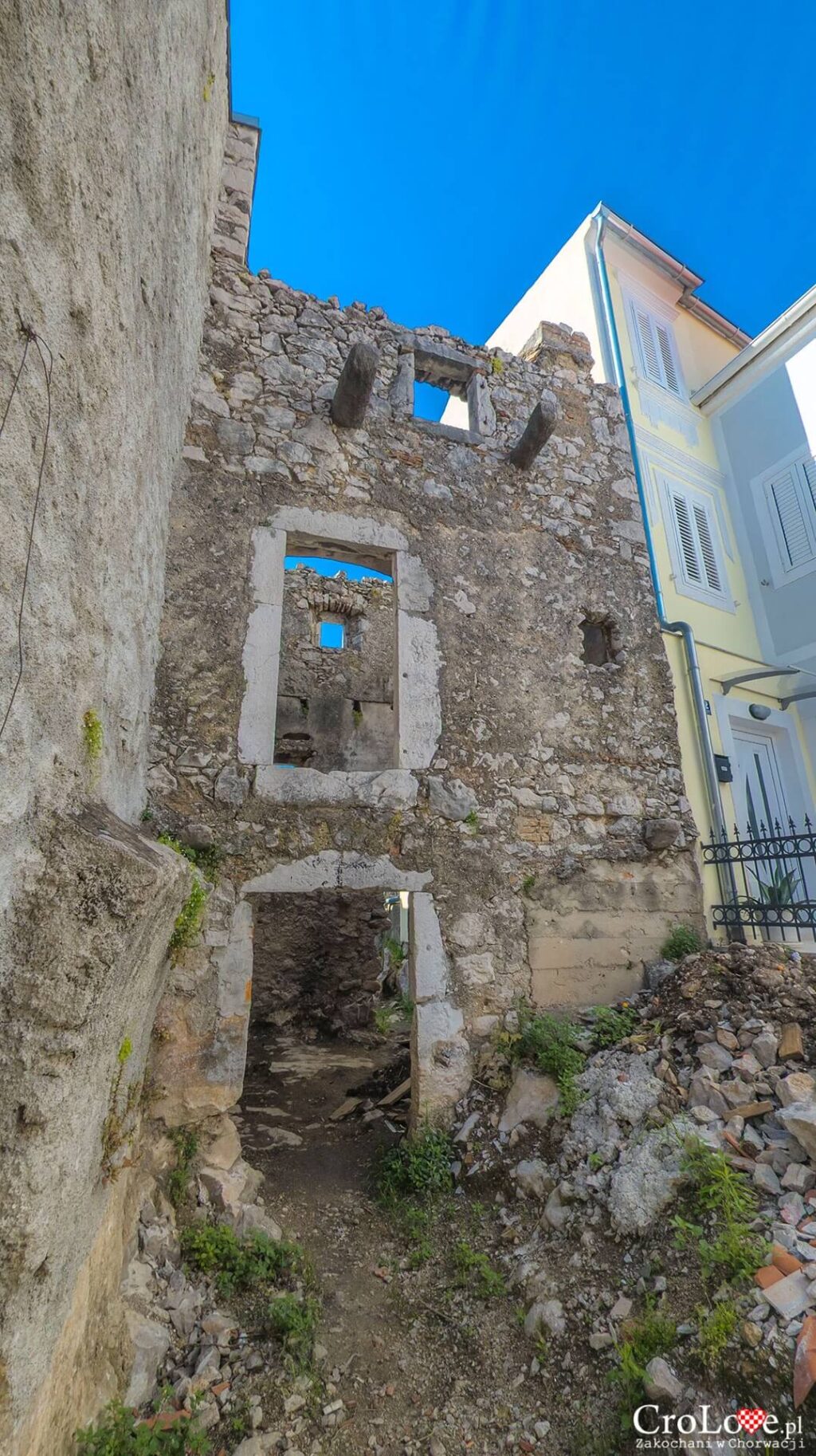 Omišalj na wyspie Krk w Chorwacji